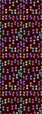 Kelebeklerle dolu yaz arkaplanı kahverengi ve nötr renkler. Basit Kadınsı Kart, Davetiye, Yazdırma Kalıbı. Güzel Kelebek Siluetleriyle Moda Dekorasyonu. Güveli Raster Arkaplanı.