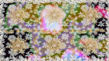 Kış kar dokusu duvar kağıdı. Noel altın kar tanesi kusursuz desen. Tarafsız ve gri renklerde altın kar taneleri. Sembol tatili, yeni yıl kutlaması, altın desenler..