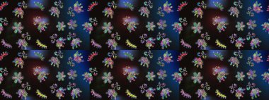 Düz kar karalama ikonları, kar taneleri gri, mavi ve siyah renkli siluetler Noel afişi, kartlar. Güzel soyut kar taneleri raster tasarımı. Yeni yıl kar tanesi.