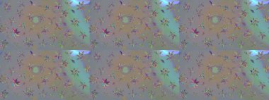 Suluboya çizim kalıbı. Çiçek izi. Suluboya tarzında gri ve bej renkte çiçekler.