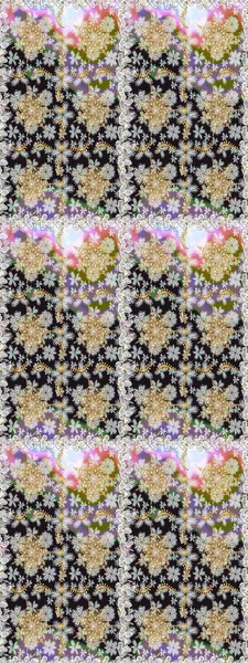 Klasik oryantal desen gri renklerden üstündür. Geleneksel raster ve altın desen. Damask pürüzsüz süsü.