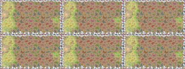 Raster illüstrasyonu. Bahar Kelebeği teması. Duvar kağıdı için böcek dokusunun tekrarı. Bej lekeli, pürüzsüz bir kelebek dokusu..