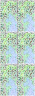 Elin kusursuz deseni suluboya desenli siluet kelebekleri. Tarafsız ve yeşil renkli bir resim. Klasik tarzda hem de. Raster illüstrasyonu.