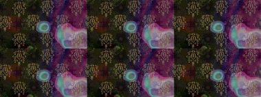 Küçük çiçekteki sevimli çiçek deseni. Raster illüstrasyonu. Çizim.