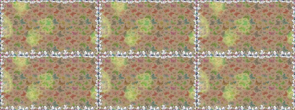 Kusursuz. Kelebek desenli bej ve nötr. Kumaş, kağıt, ambalaj kâğıdı ve duvar kağıdı tasarımı için harika bir arka plan. Raster..