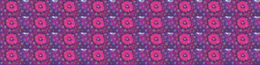 Flowers on purple and violet colors. Flat Flower Elements Design. Colour Spring Theme sketch pattern Background. Cute flower raster pattern.