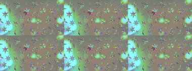 Tekrar eden çiçek arkaplanı, zarif gri ve bej çiçekli duvar kağıdı. Gri ve bej renkler üzerine çiçek desenli çizimler, el yapımı papatyalar, papatyalar..