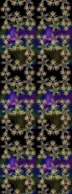 Renkli elementlerle Raster ilginç desen.