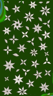 Raster - stok. Yeşil ve nötr çiçekli eskiz deseni, suluboya çiçek deseni, şirin çiçek, duvar kağıdı, kart veya kumaş için fayanslı.