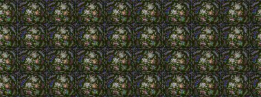 Video kaydı. Bayrak tarzı. Çiçekler. Eski model. Şablon. Renkli elementlerle hareket arkaplanı.