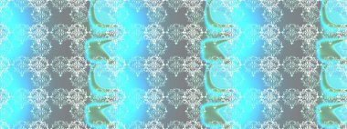 Mavi, nötr ve gri renklerde çiçeklerle kusursuz çiçek deseni. Çiçekler suluboya tarzında mavi, nötr ve gri renklerde.