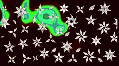 Eskiz arkaplan modeli. Vadinin çiçekleri siyah renklerde. Raster - stok. Suluboya, elle çizilmiş.