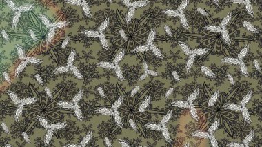 Çizim raster deseni. Çiçek arkaplan. Güzel kumaş deseni.
