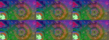 Güzel kumaş deseni. Hoş bir çiçek geçmişi var. Raster illüstrasyonu. Küçük çiçekte çizim deseni.