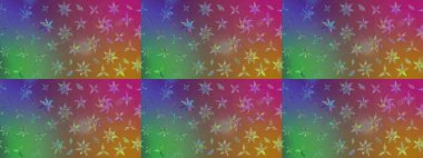 Kahverengi ve mor arka planda. Elle çizilmiş çiçek desenli Raster çizimi. Çocuksu tasarım. Tekstil, kumaş, ambalaj, hatıra defteri için güzel çiçek arkaplanı..