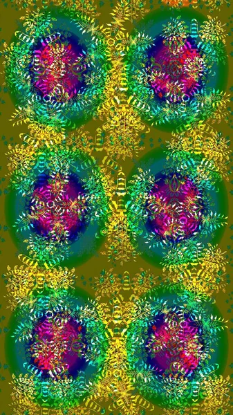 Desen snowflakes.raster Noel soyut renkli arka plan ile düşen kar tanesi. Raster illüstrasyon.