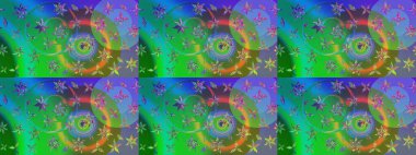 Şirin, zarif çiçekler Raster illüstrasyonu. Yapraklı çizim şekli. Davetiye ve kartpostal tasarımı için dekoratif çiçek unsurları. Tekstil için figür. Poster veya kapak için arkaplan.