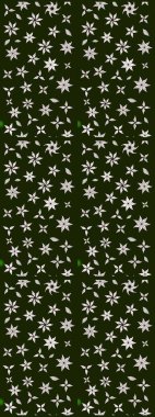 Düz Çiçek Elementleri Tasarımı. Sevimli çiçek raster deseni. Gri ve nötr renkte çiçekler. Renkli Bahar Teması çizim şablonu.