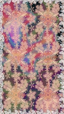 Kusursuz çiçek deseni. Raster illüstrasyonu. Tarafsız renklerde Asyalı tekstil.