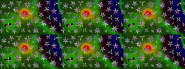 Çizim raster deseni. Güzel kumaş deseni. Çiçek arka planı.