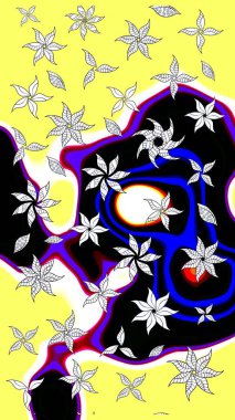 Güzel kumaş deseni. Çiçek arkaplan. Çizim raster deseni.