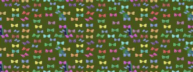 Yeşil ve nötr renklerde sanat kelebekleri. Kağıt, kumaş, ambalaj kağıdı ve duvar kâğıdı tasarımı için hoş bir arkaplan. Raster. Çocuklar için kelebek çizim kalıbı.