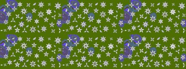 Modern yeşillik ve nötr raster arka plan duvar kağıdı çizimleri, klasik çizgili desenli desenli çiçekler, çiçekli süsler. Çiçekli el çizimi çizimi deseni.