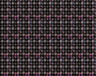 Çiçek deseni. Flower eskiz arka planı. Raster illüstrasyonu. Şatafatlı bahar bahçesi dokusu.