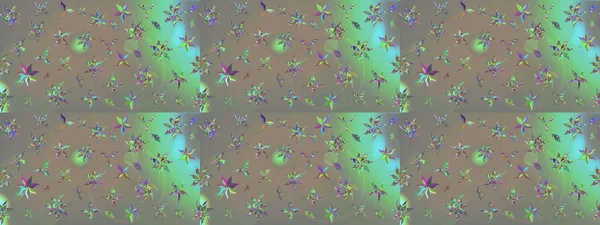 Raster çiçek desenli çiçek deseni, yapraklar, dekoratif elementler, sıçrama, lekeler, el çizimi kontur çizgileri ve Doodle çizim stili, grafik raster çizim çizimi.