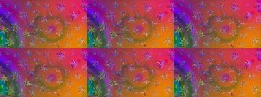 Kahverengi renkli çiçekler. Nazik, sevimli çiçek arkaplanı. Raster çiçek desenli ve çiçekli..