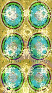 Son moda kar taneleri ve elementler onun kartlarını gösteriyor. Kar taneleri tasarımı. Modern soyut tasarım posteri, kapak, kart tasarımı sarı, yeşil ve nötr renkler. Retro biçim dokusu, kış elementleri.