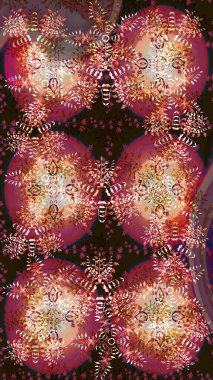 Raster Noel soyut renkli arka plan ve tatlı kar tanesi. Raster illüstrasyonu. Kar taneleri deseni. Noel Kar Taneleri Arkaplanı. Şirin Desen.