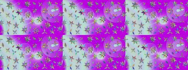 Taslak dekoratif arka plan, çiçek mandala. Çiçek. Raster illüstrasyonu. Menekşe ve nötr renklerde.