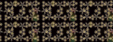 Eski usul. Tomurcukları çiçek olan sevimli bir çiçek deseni. Eskiz geçmişi. Raster. Kumaş, tekstil, duvar kağıdı baskısı için. Raster illüstrasyonu.