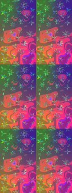 Simple cute pattern in small-scale flowers. Raster illustration. Floral sketch background for textile or book covers, manufacturing, wallpapers, print, gift wrap and scrapbooking.