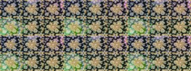 Barok tarzında kusursuz bir doğulu süsü. Gri renkli ve altın elementli altın desenli. Geleneksel klasik altın desen. Raster doğulu süsü.