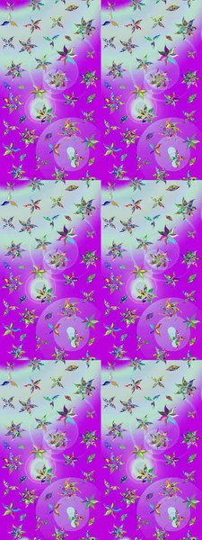 Çiçek. Menekşe ve nötr renklerde. Taslak dekoratif arka plan, çiçek mandala. Raster illüstrasyonu.