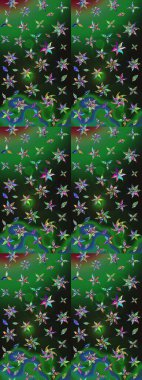 Tropik çiçekler. Gömlek, arka plan modelini çiz. Yeşil ve gri renkte çiçekler.