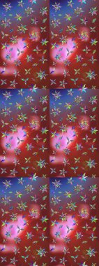 Fantezi çiçekli eskiz deseni, doğal duvar kağıdı, çiçek desenli kıvrım çizimi. Paisley el çizimi elementler. Ev dekoru.