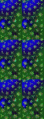 Raster Hip kumaş deseni. Eskiz Vintage Çiçek Deseni.