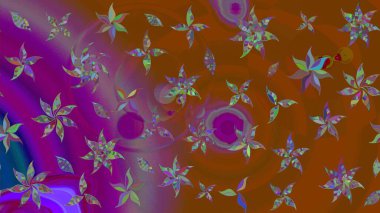 Raster illüstrasyonu. Küçük çaplı çiçeklerdeki basit şirin desenler. Tekstil veya kitap kapakları, imalat, duvar kağıtları, baskı, hediye paketi ve yapıştırma kitabı için çiçek eskiz geçmişi.