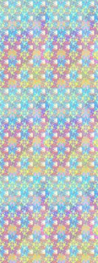 Raster illüstrasyonu. Kar taneleri deseni. Raster Noel soyut renkli arka plan ve tatlı kar tanesi. Noel Kar Taneleri Arkaplanı. Şirin Desen.