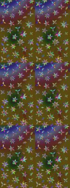 Organik motif arka planı. Çizim kalıbı. Ultraviyole kumaş deseni. Raster illüstrasyonu.