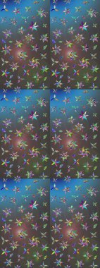 Güzel suluboya yaz çiçekleri deseni..