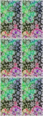 Çiçekleri, deniz kabukları, mandalaları ve suluboya efektleriyle donanma geçmişi. Kusursuz etnik tasarım. Yatak çarşafları, ceket, paket tasarımı, kumaş ve moda kavramları için tekstil baskısı.