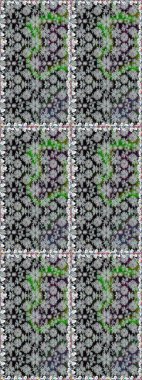 Manzaralı çiçek deseni. Sevgililer günü ve tebrik kartı konsepti için şık bir davetiye. Üst manzara, yumuşak renk tarzı. Çiçek kompozisyonu, el boyası, hassas şablon..