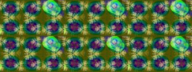 Renkli Bahar Teması eskiz kalıbı. Düz Çiçek Elementleri Tasarımı. Raster..