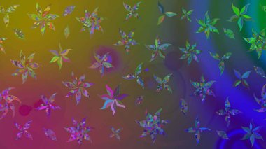 Şirin çiçekli, desenli, kahverengi renkli bir eskiz deseni. El çizimi çiçek çizimi deseni (fayans). Tekstil için suluboya çizim deseni.