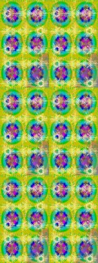 Basit bir kar tanesi. Kışın sembolü, mutlu noeller, mutlu yeni yıl kutlaması Raster illüstrasyonu. Sarı, yeşil ve mavi renklerin çizimi. Soyut duvar kağıdı, ambalaj dekorasyonu.