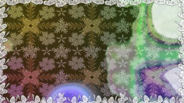 Raster illüstrasyonunda kusursuz çiçek deseni. Suluboya tarzında tarafsız ve kahverengi renkte çiçekler.